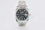 Clean Factory Copy Rolex Black Dial Datejust Stainless Steel Swiss 3235 Watch 36MM 